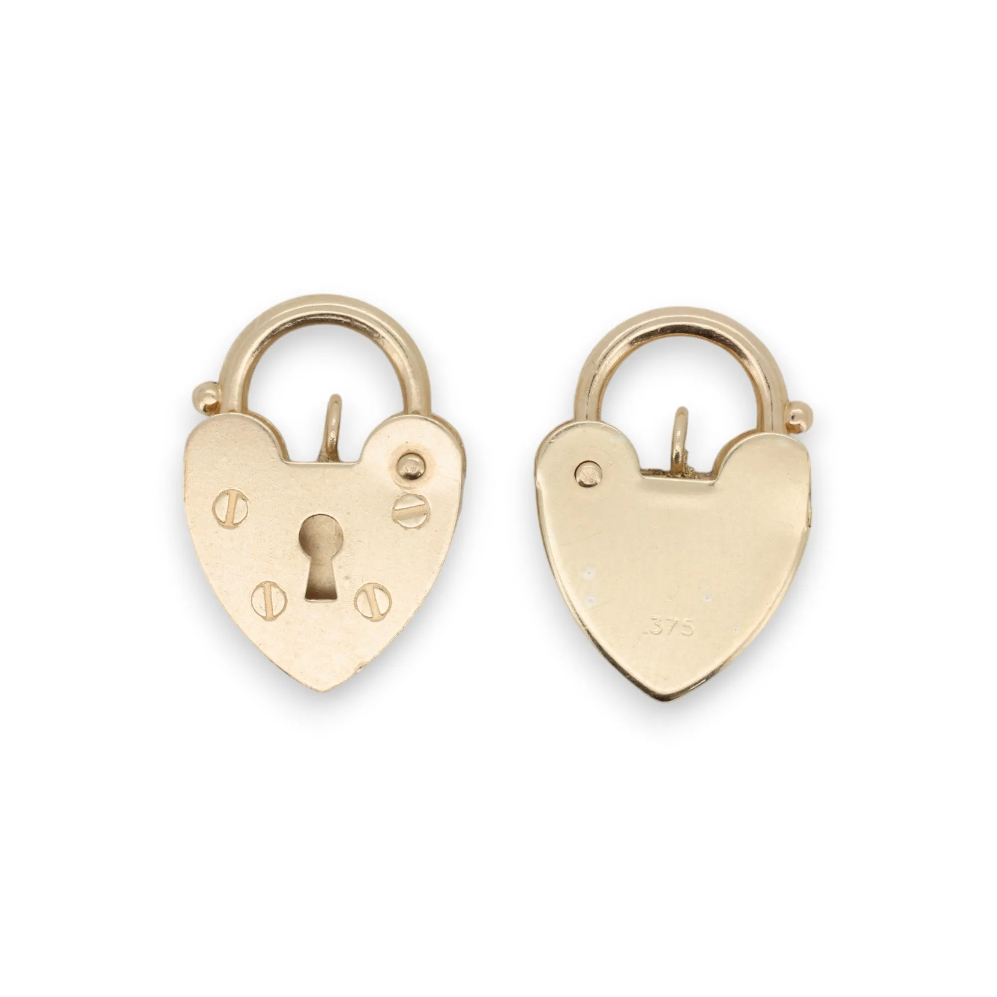 🔗 Heart Shape Padlock with Drop (Plain)