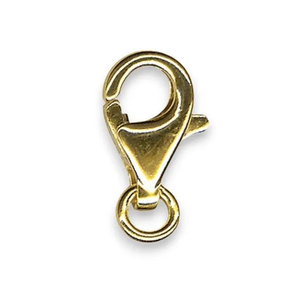 🔗 Lobster Clasp / Cartier Clasp with Open Jump Ring in 18ct Yellow Gold