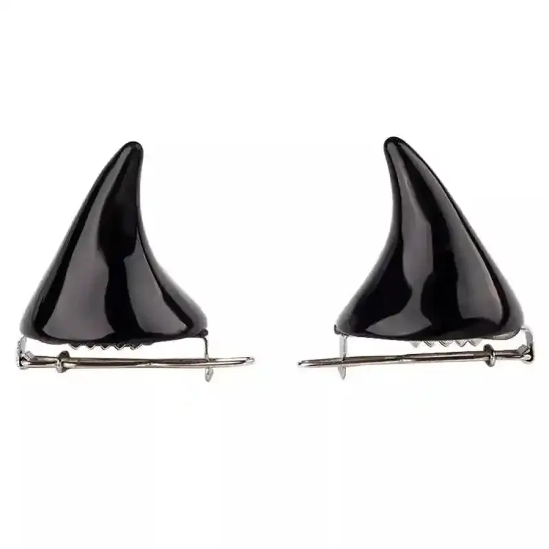 1 Pair Small Demon Horn Hairpins