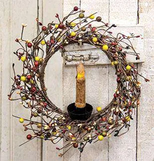 12" Primitive Combo Wreath