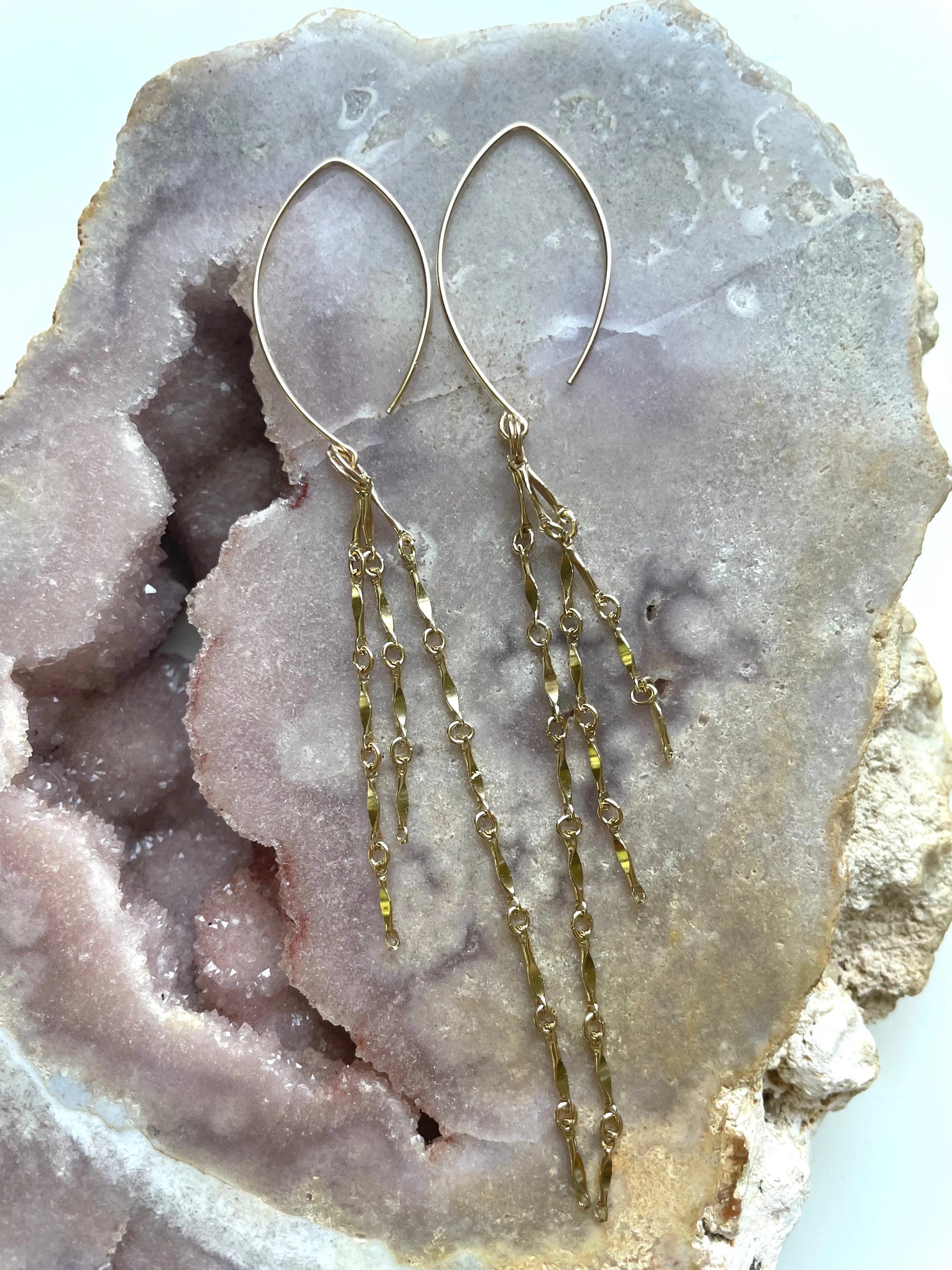 14kt Gold Filled Dangle Earrings also in sterling