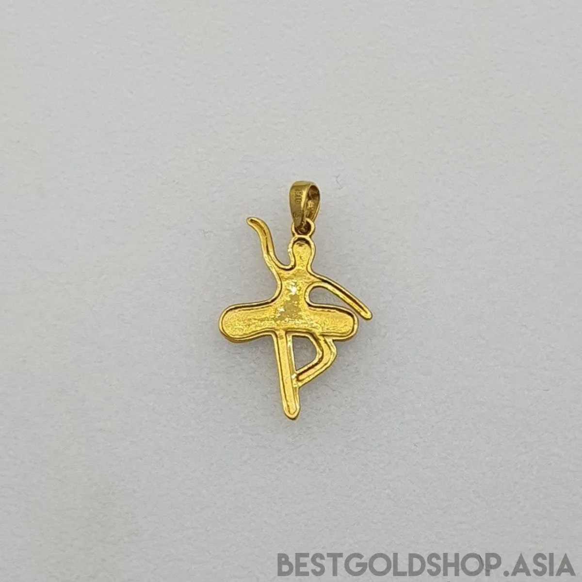 22k / 916 Gold Ballet Dancer Pendant (2 Colour) by Best Gold Shop