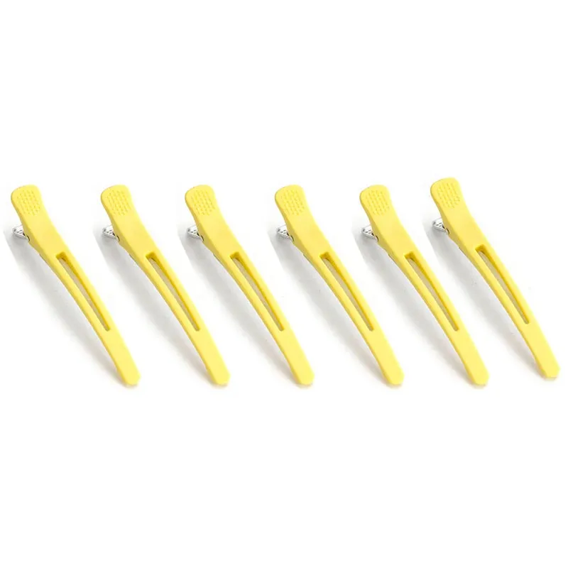 6-Pack Alligator Hair Clips Hairdressing Clamps Claws Section Clips Hairpins Salon Styling Tools Hair Accessories