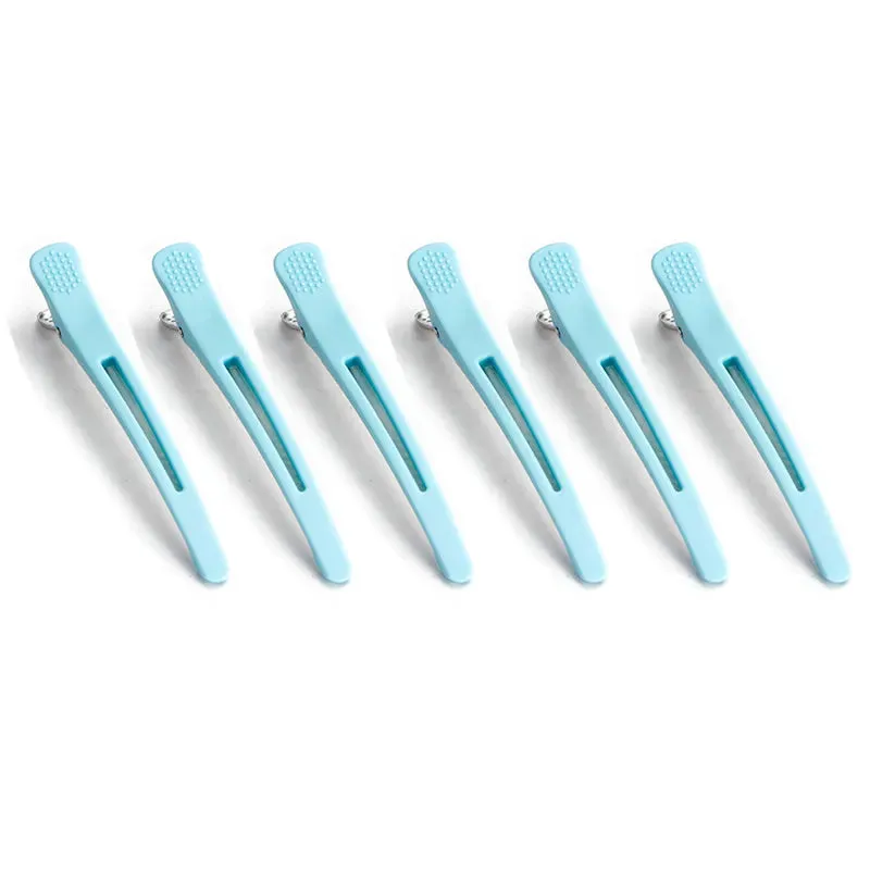 6-Pack Alligator Hair Clips Hairdressing Clamps Claws Section Clips Hairpins Salon Styling Tools Hair Accessories