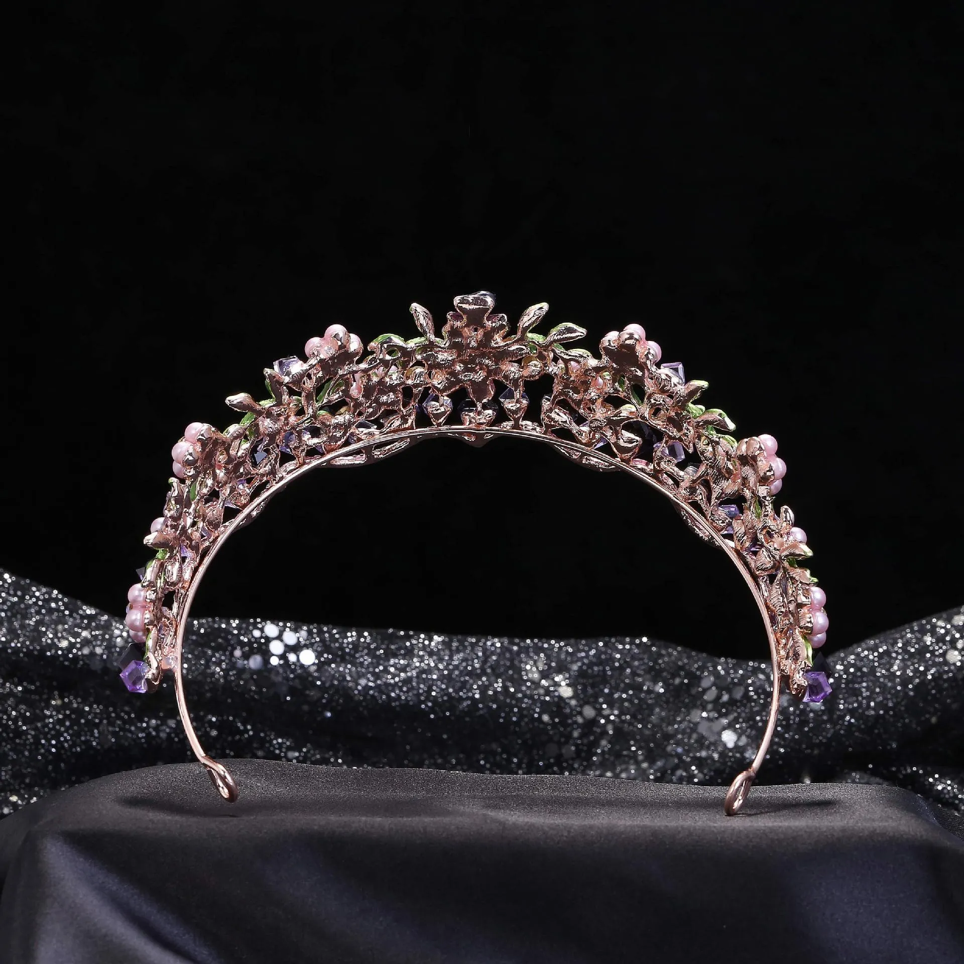 Alloy Crystal Flowers Wedding Bridal Hair Jewelry