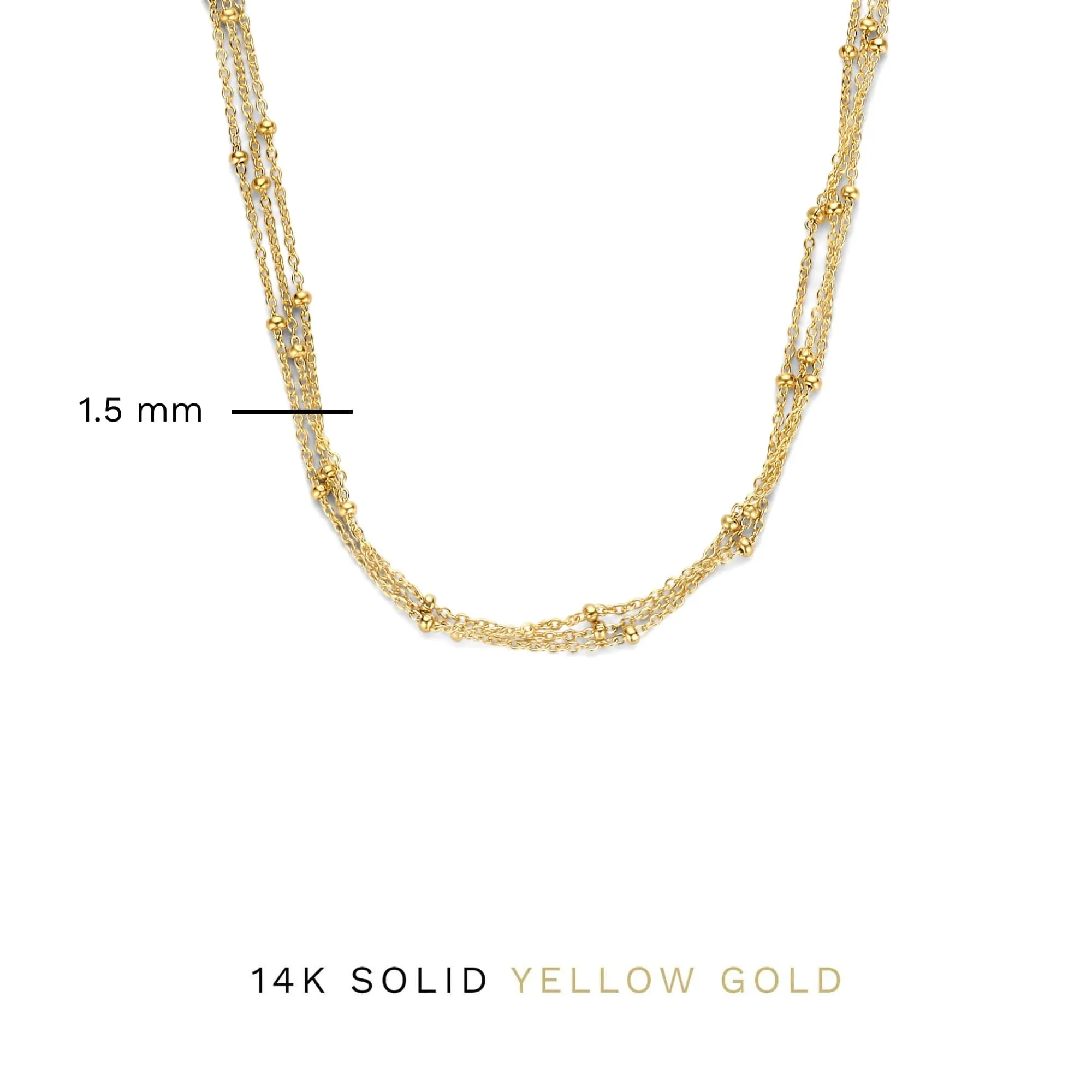 Belleville Celestiel 14 karat gold necklace