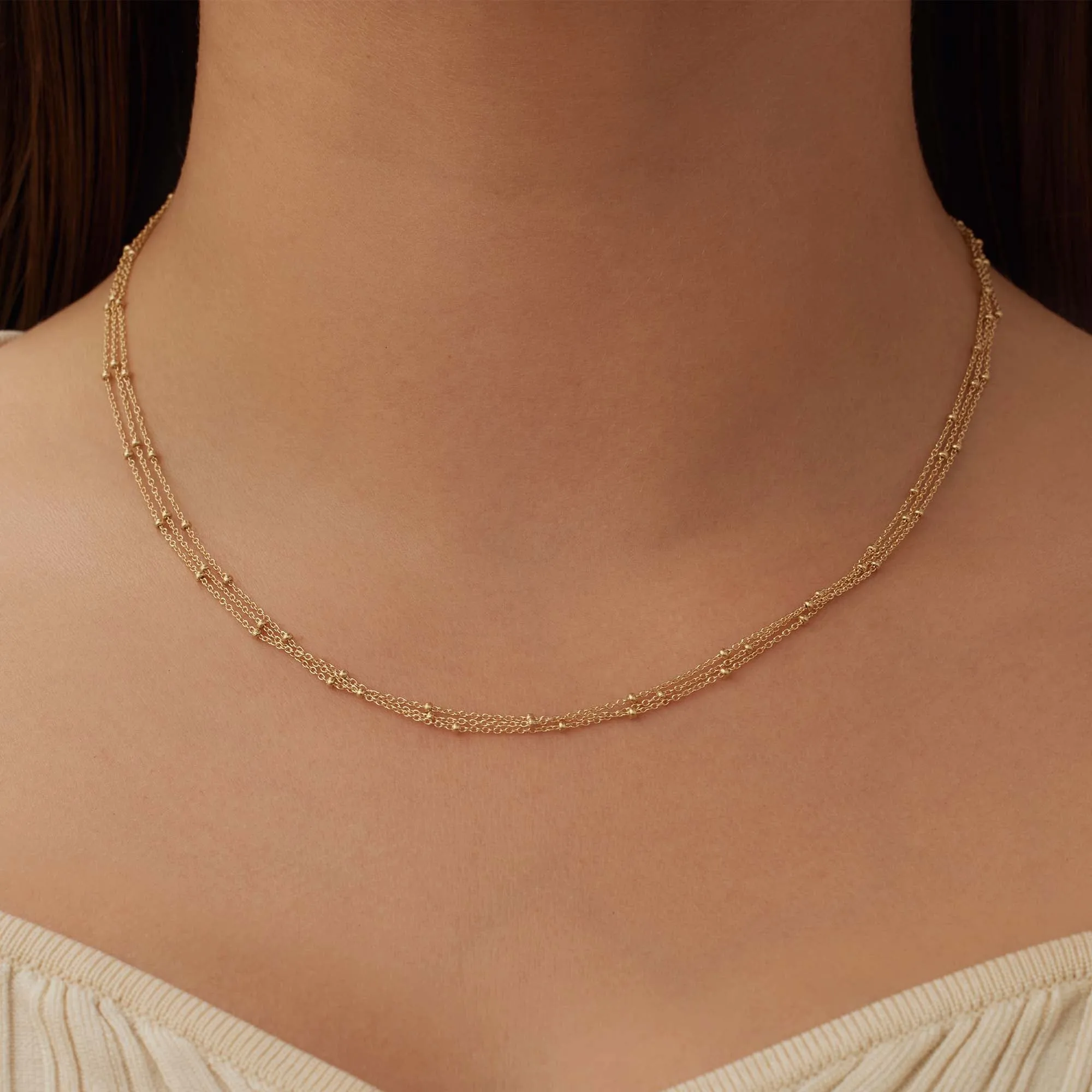 Belleville Celestiel 14 karat gold necklace