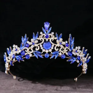 Bridal Headdress Rhinestone Wedding Hair Jewelry Crown