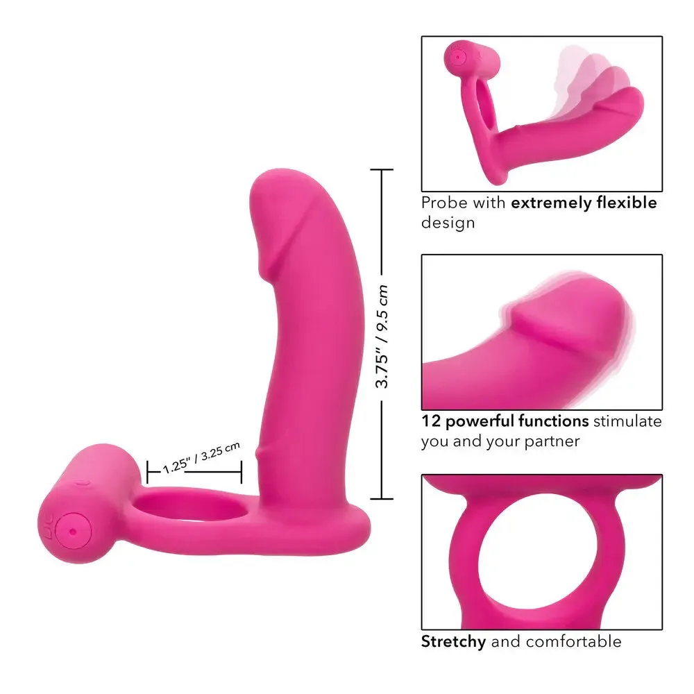 California Exotic Silicone Pink Rechargeable Cock Ring