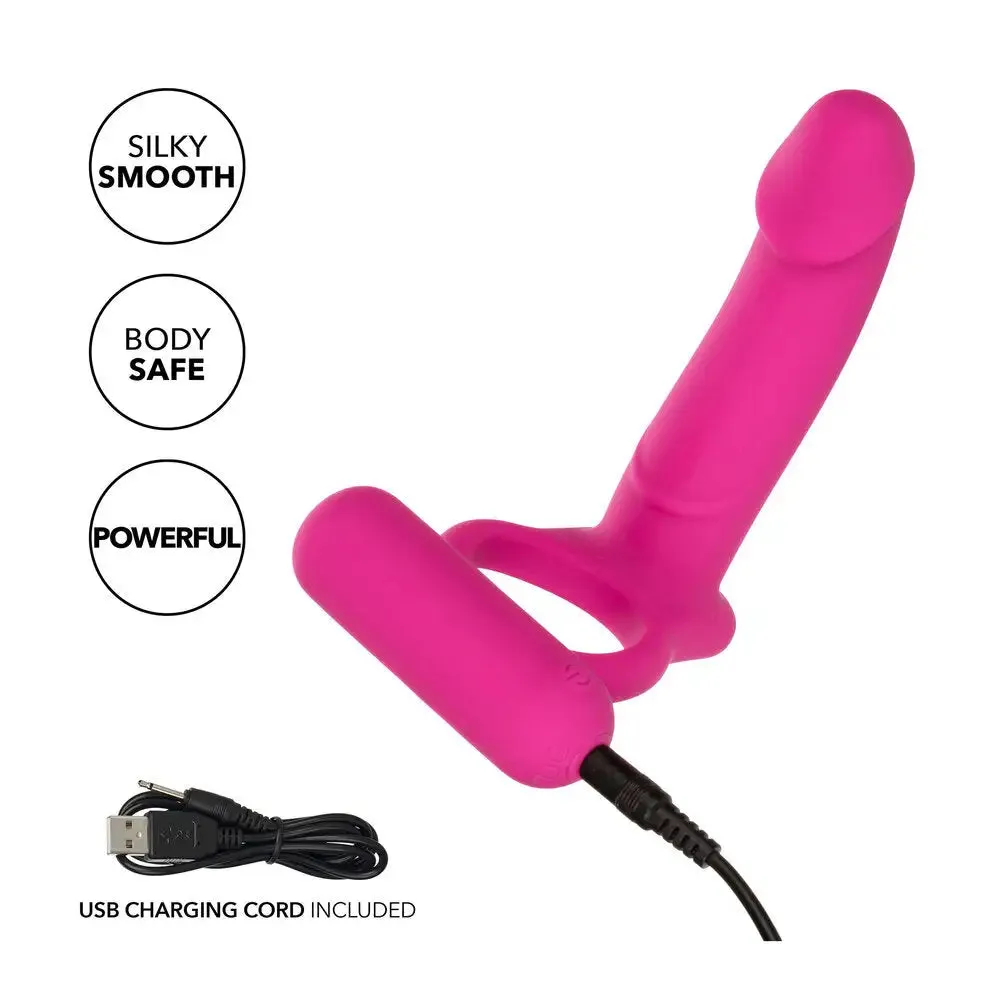 California Exotic Silicone Pink Rechargeable Cock Ring