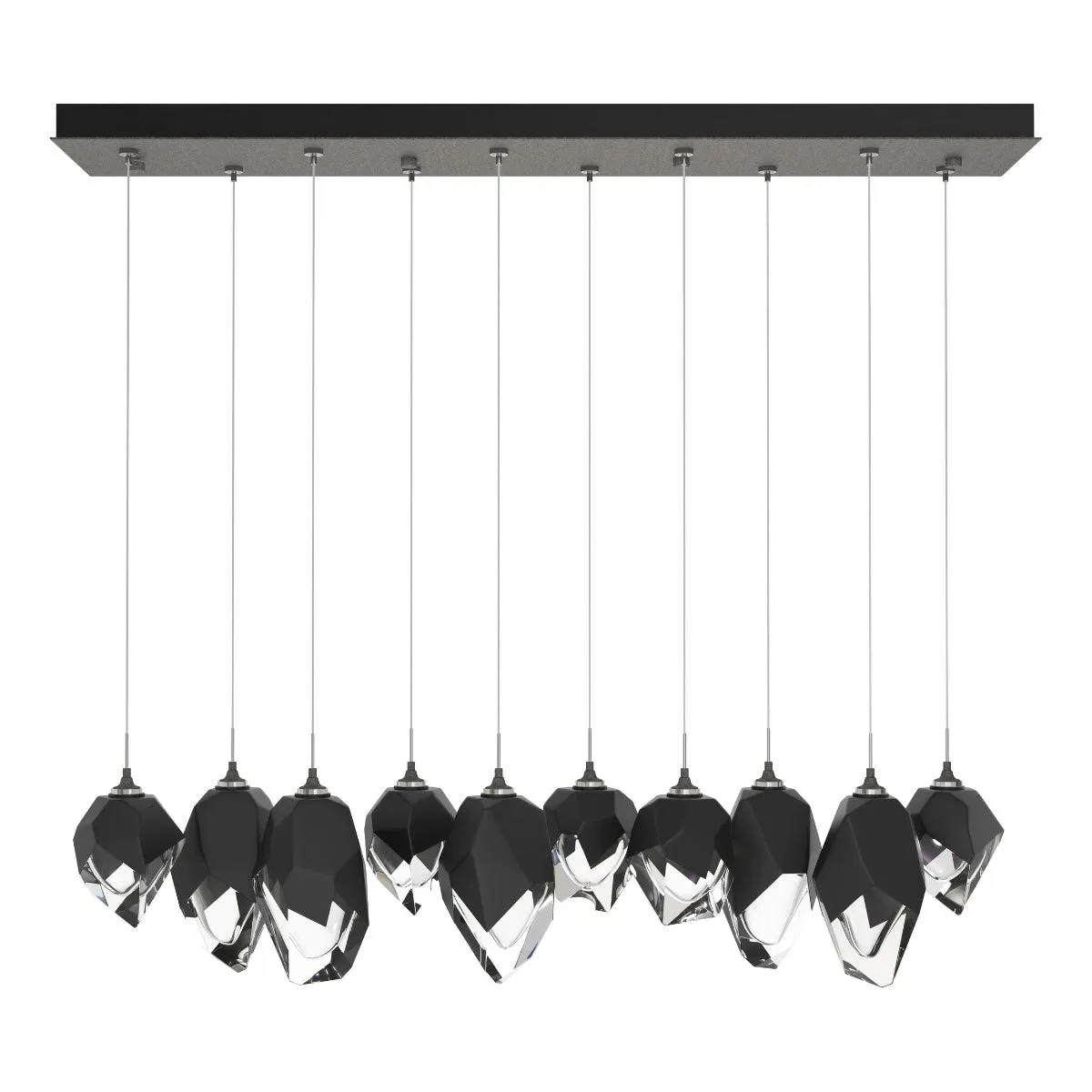 Chrysalis 10 Lights Mixed Crystal Linear Pendant Light