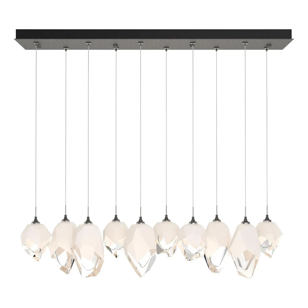 Chrysalis 10 Lights Mixed Crystal Linear Pendant Light