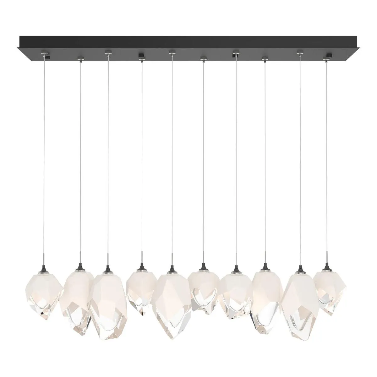 Chrysalis 10 Lights Mixed Crystal Linear Pendant Light