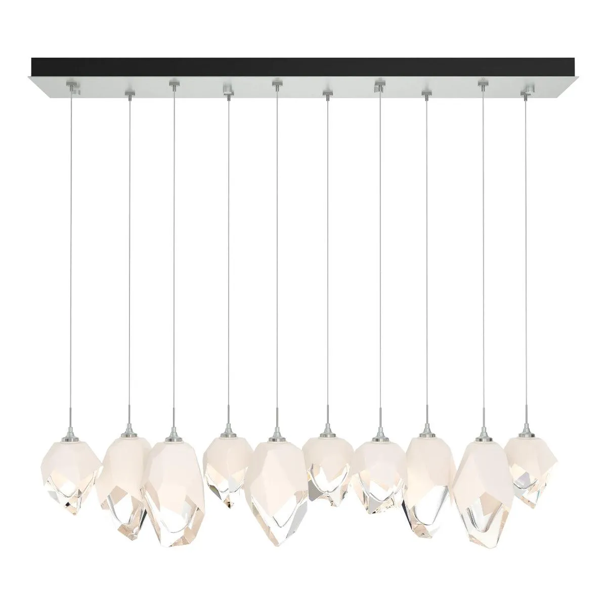 Chrysalis 10 Lights Mixed Crystal Linear Pendant Light