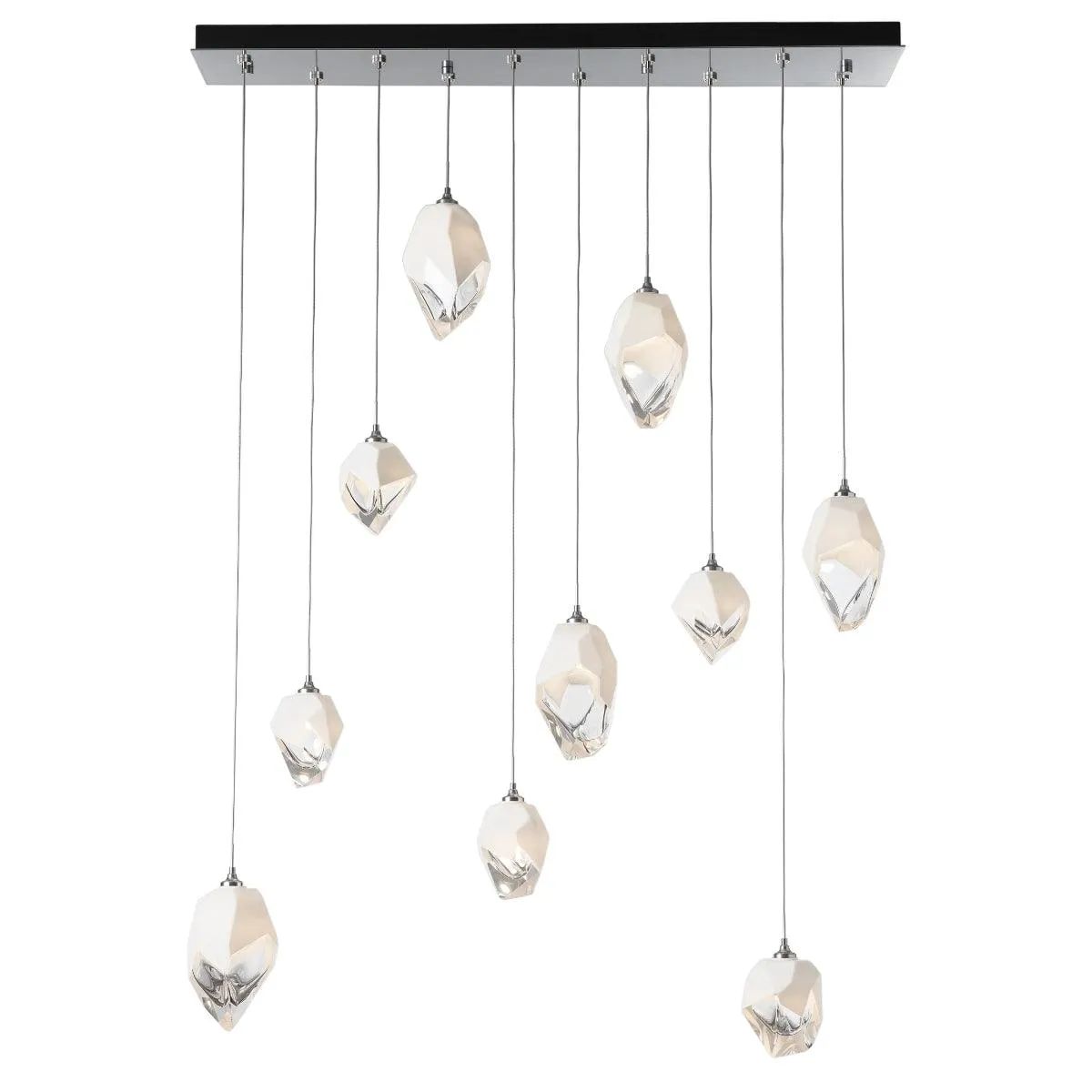 Chrysalis 10 Lights Mixed Crystal Linear Pendant Light