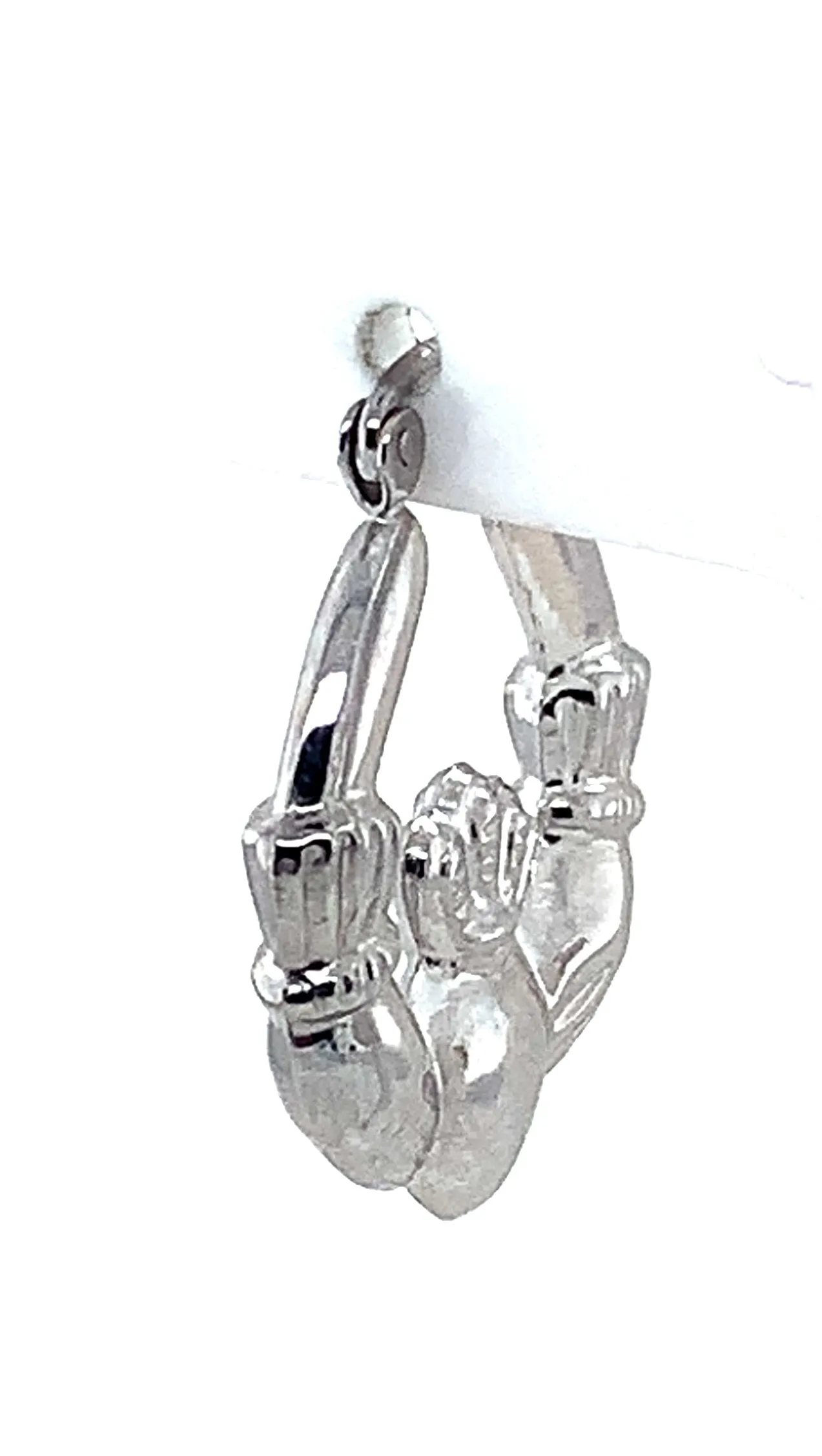 Claddagh Hoop Earrings