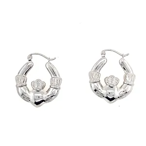 Claddagh Hoop Earrings