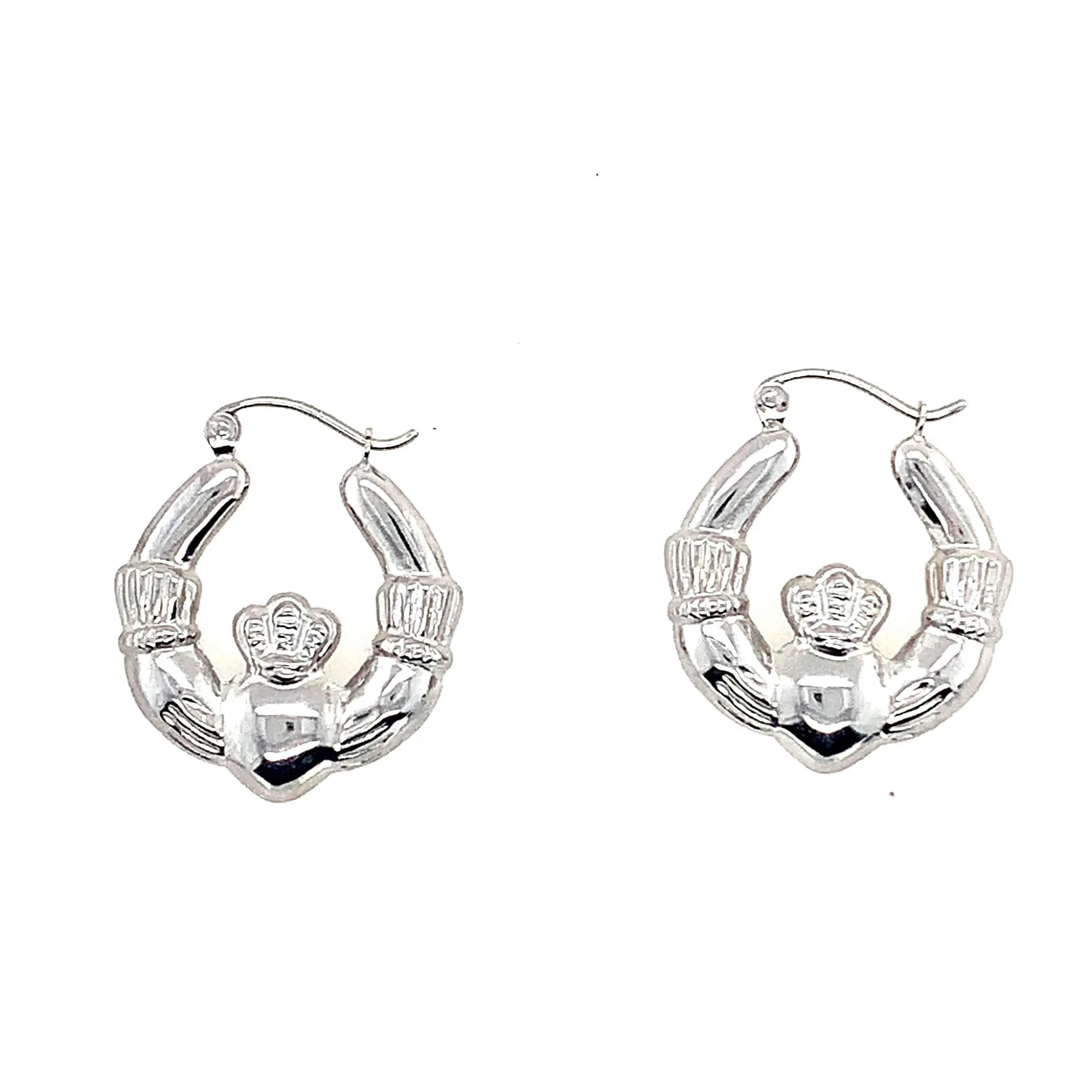 Claddagh Hoop Earrings