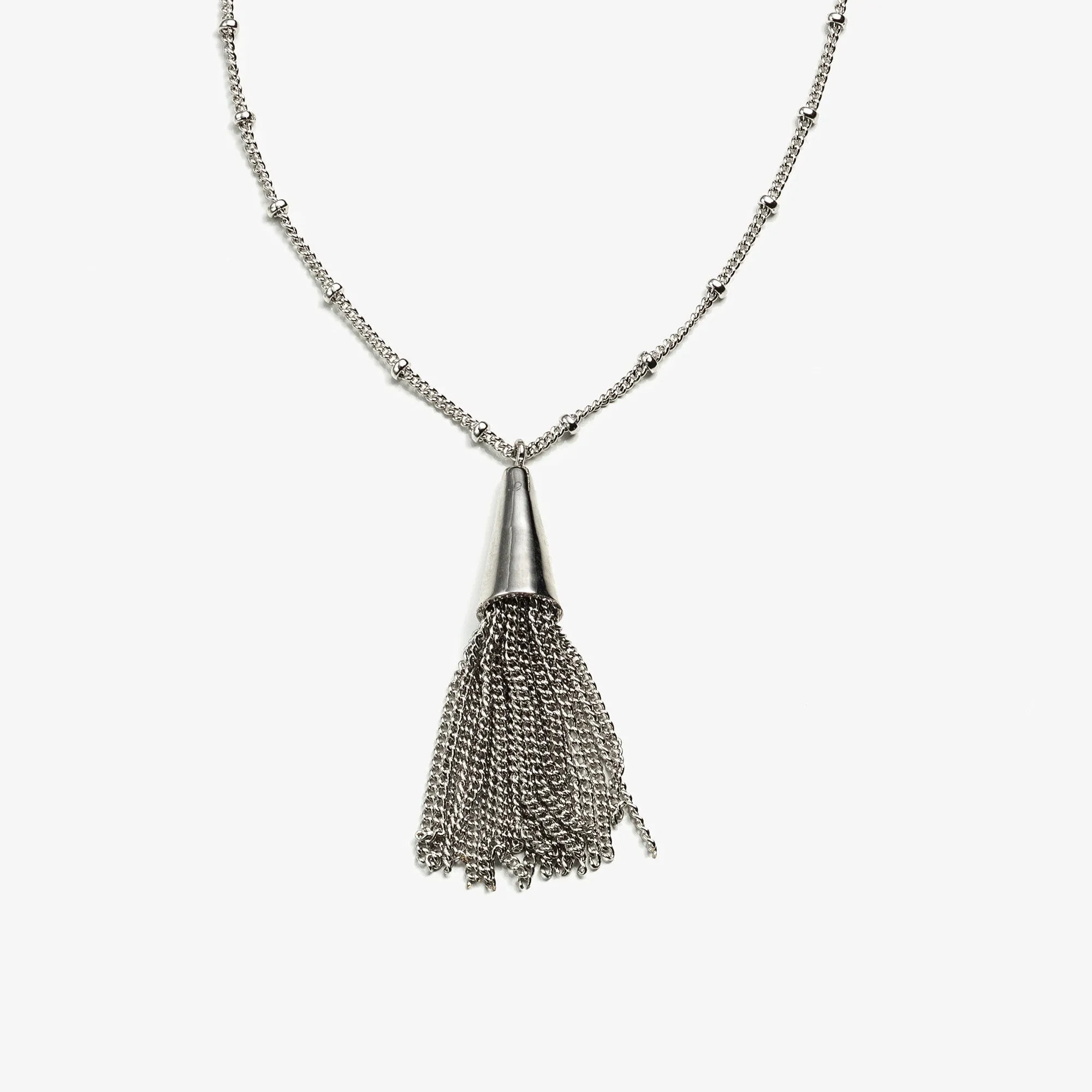 CONE TASSEL PENDANT NECKLACE