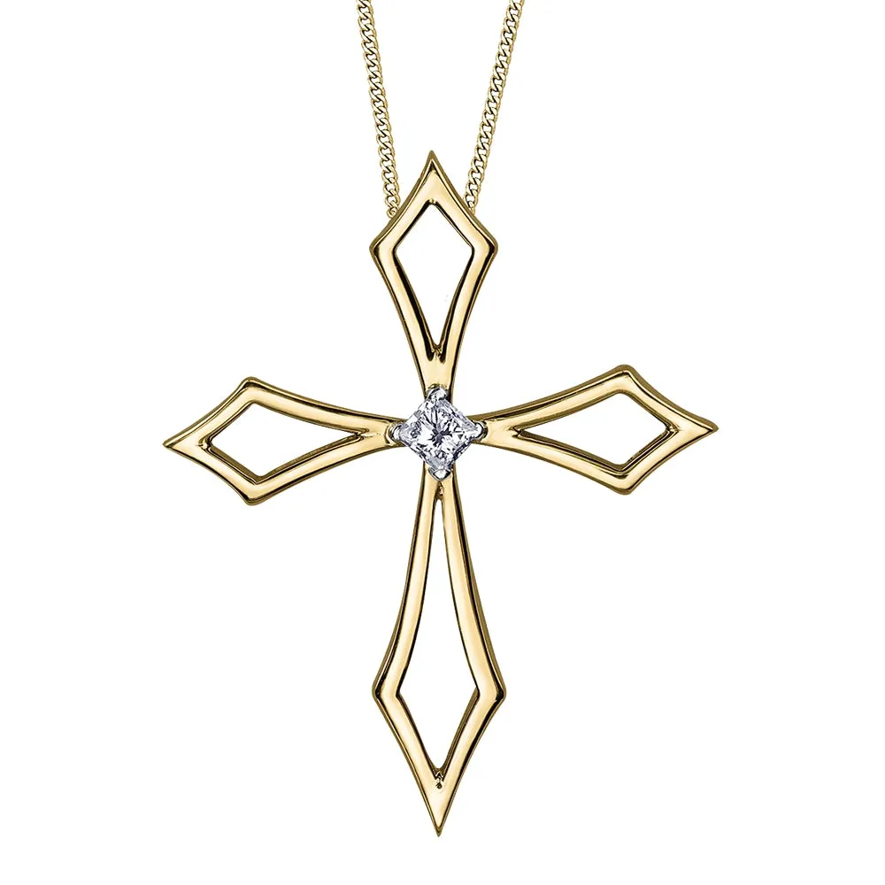 Contemporary Cross Pendant