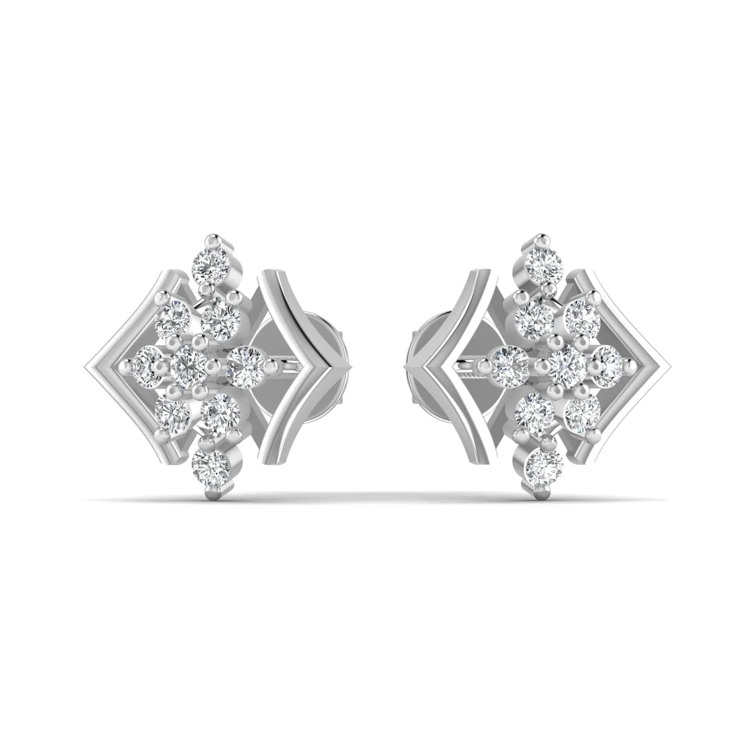 Elegant Design 925 Silver Stud earring