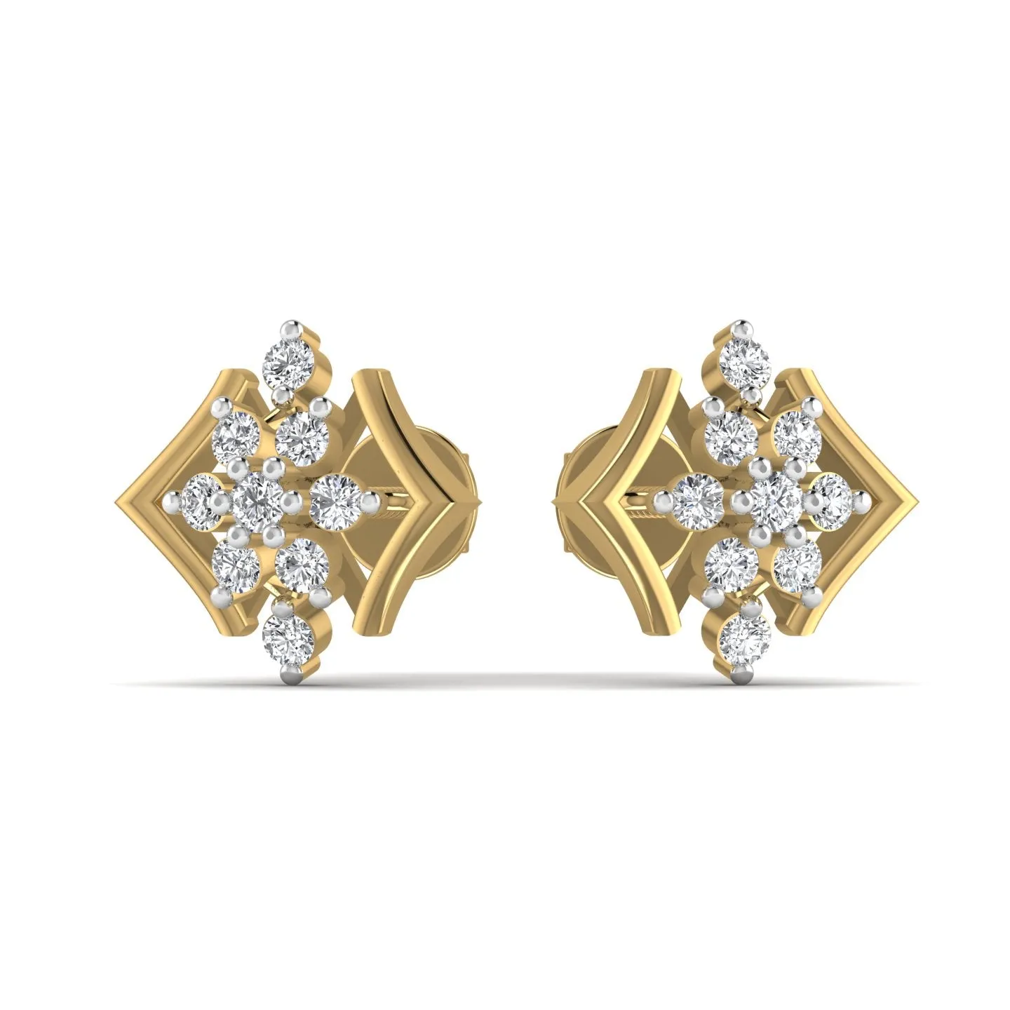 Elegant Design 925 Silver Stud earring