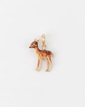 Enamel Fawn Charm