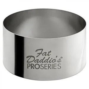 Fat Daddio Pastry Ring - 2" x 1" (Stainless Steel)