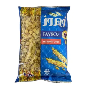 Fayroz Big Rings Pasta - 400gx20 (1 carton)