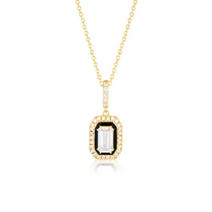 Georgini Retrospect Pendant - Gold/Black