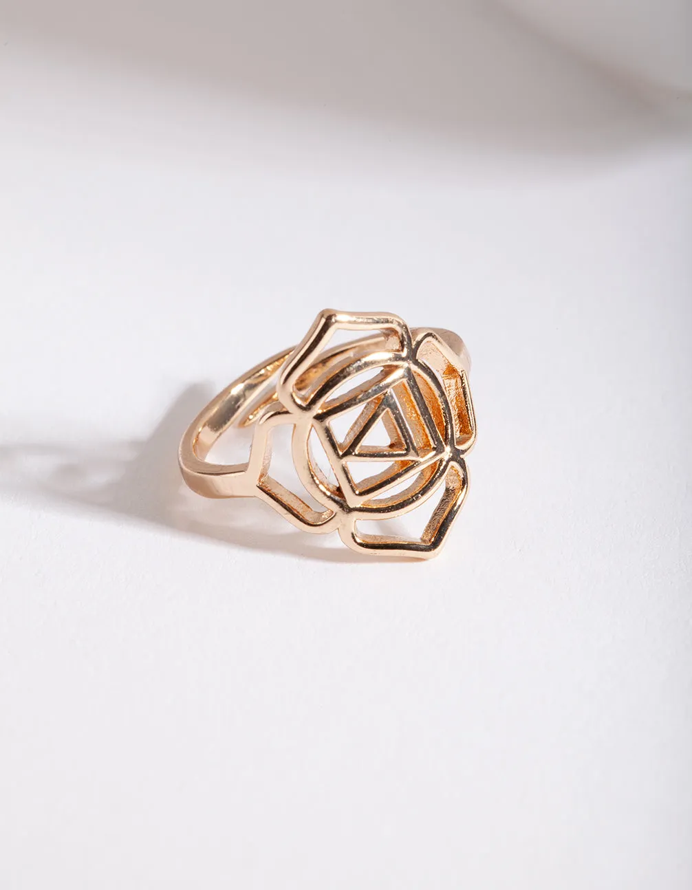 Gold Root Chakra Ring