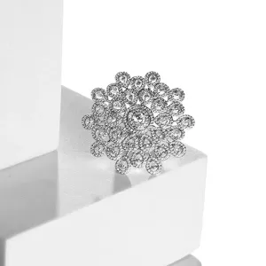 Harmonious Bloom Silver Ring