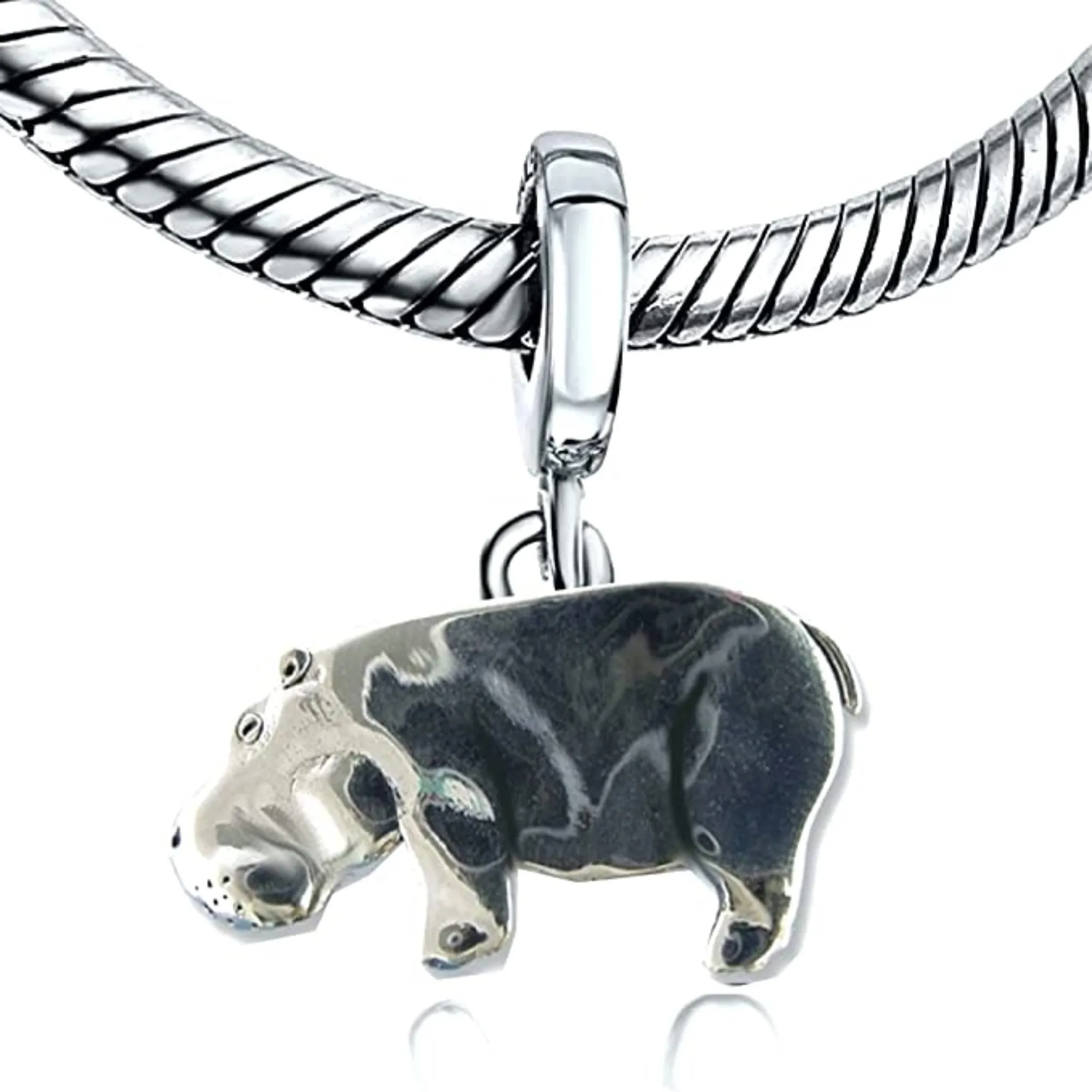 Hippopotamus Dangle Pendant