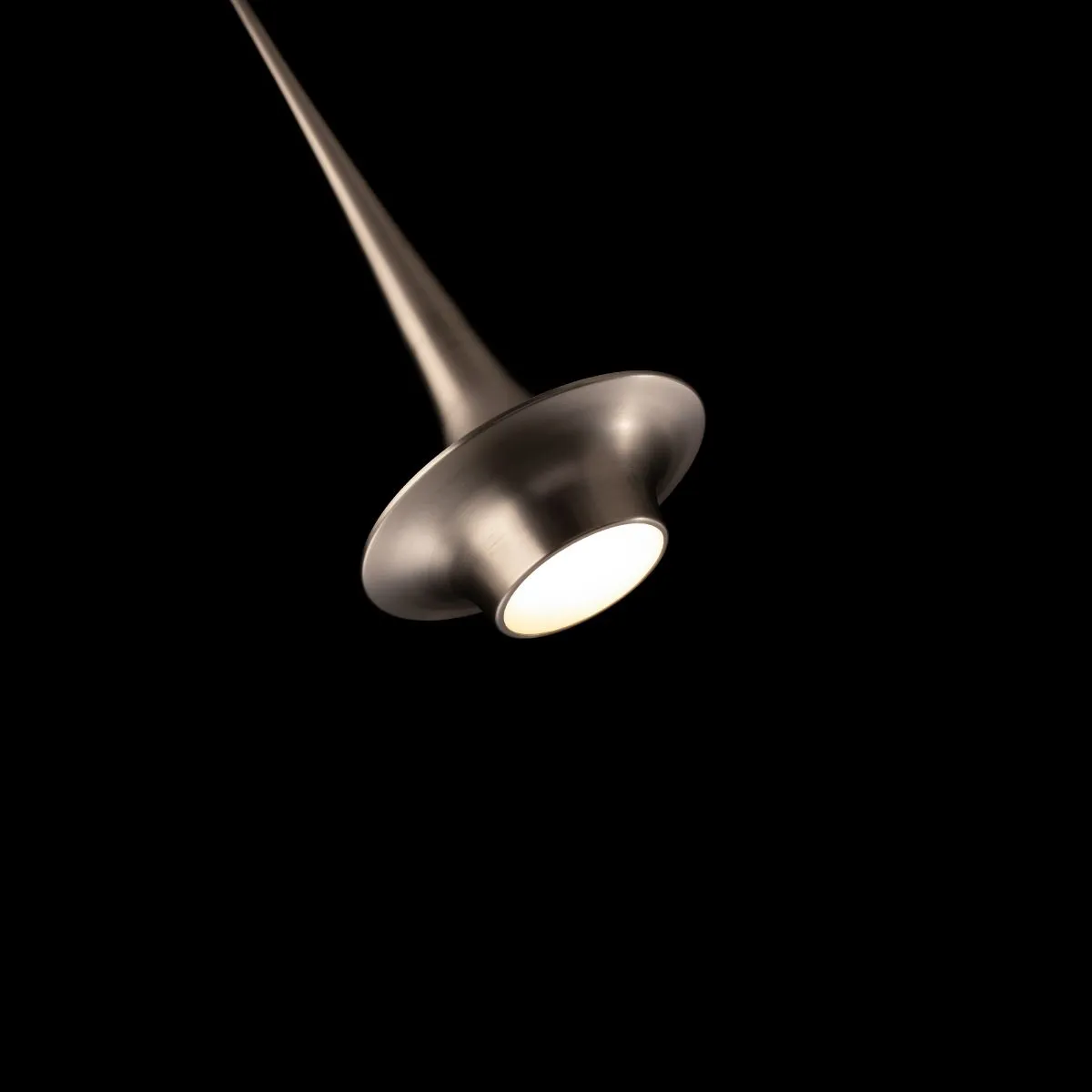 Hugo 10 in. LED Pendant Light Brushed Nickel finish