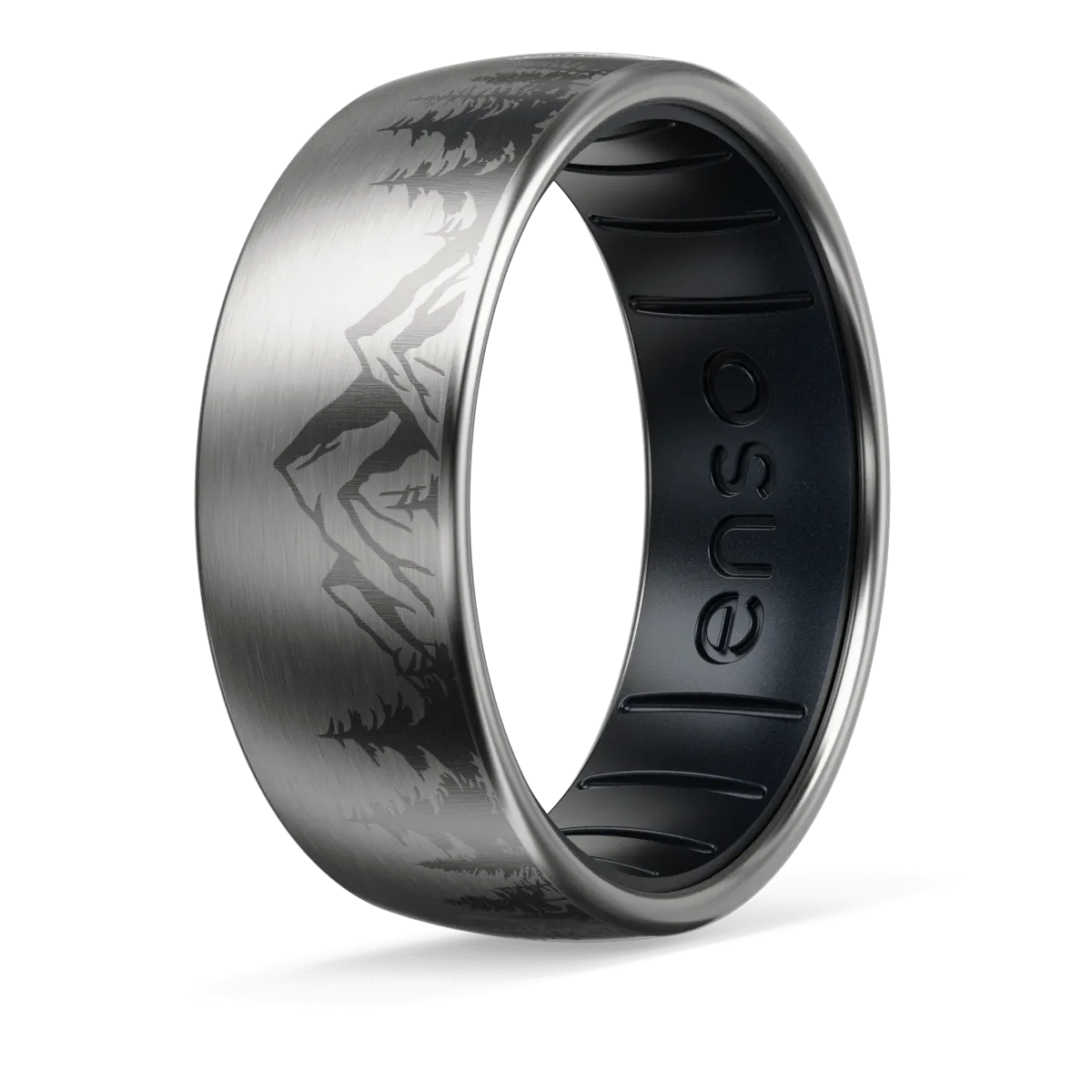 Hybrid Ring - Peak - Titanium/Black Pearl