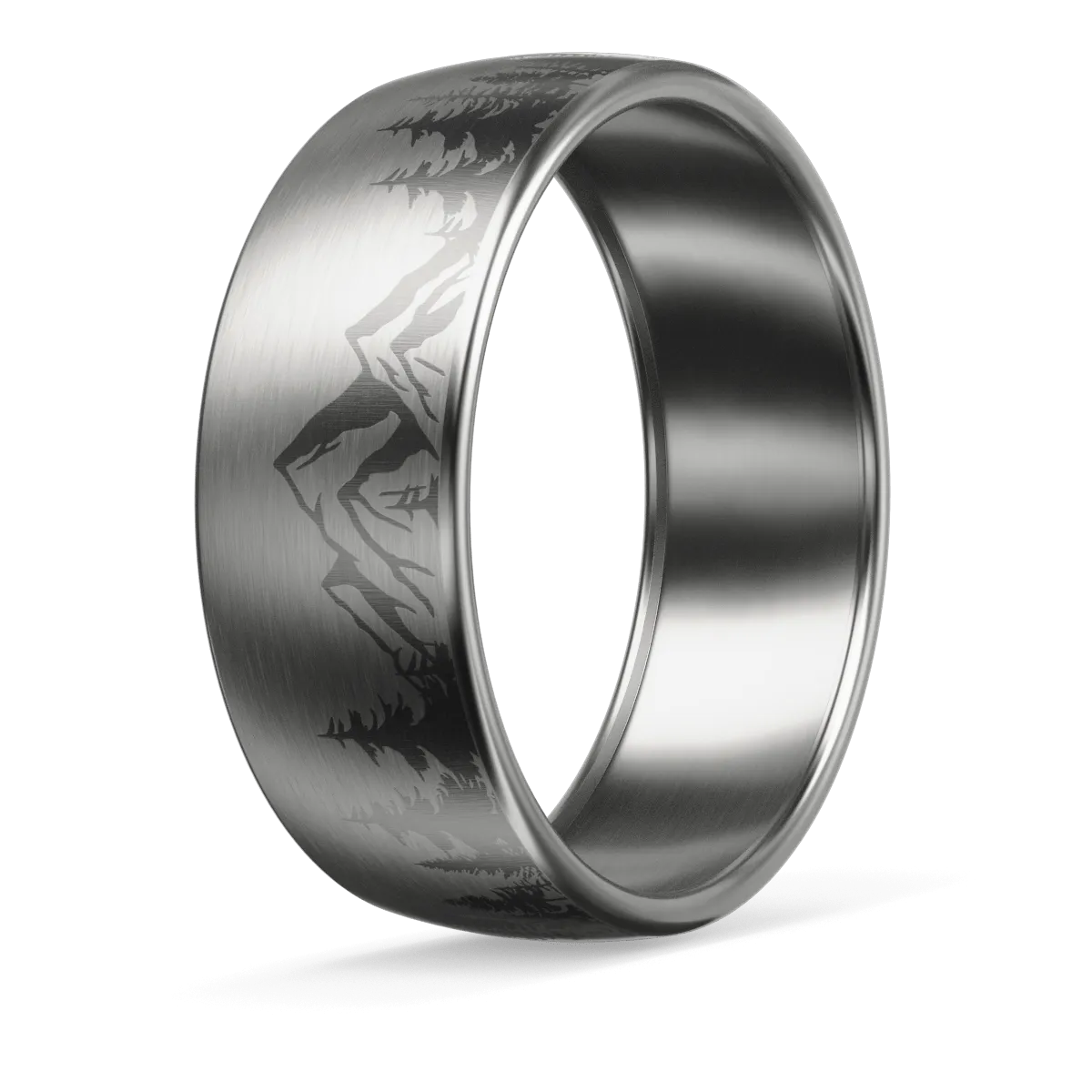 Hybrid Ring - Peak - Titanium/Black Pearl