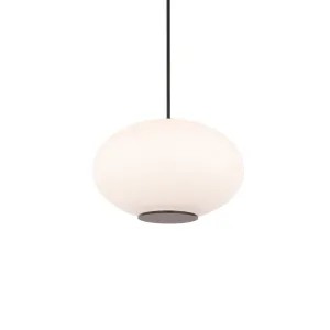 Illusion 16 in. LED Pendant Light 3000K Black finish