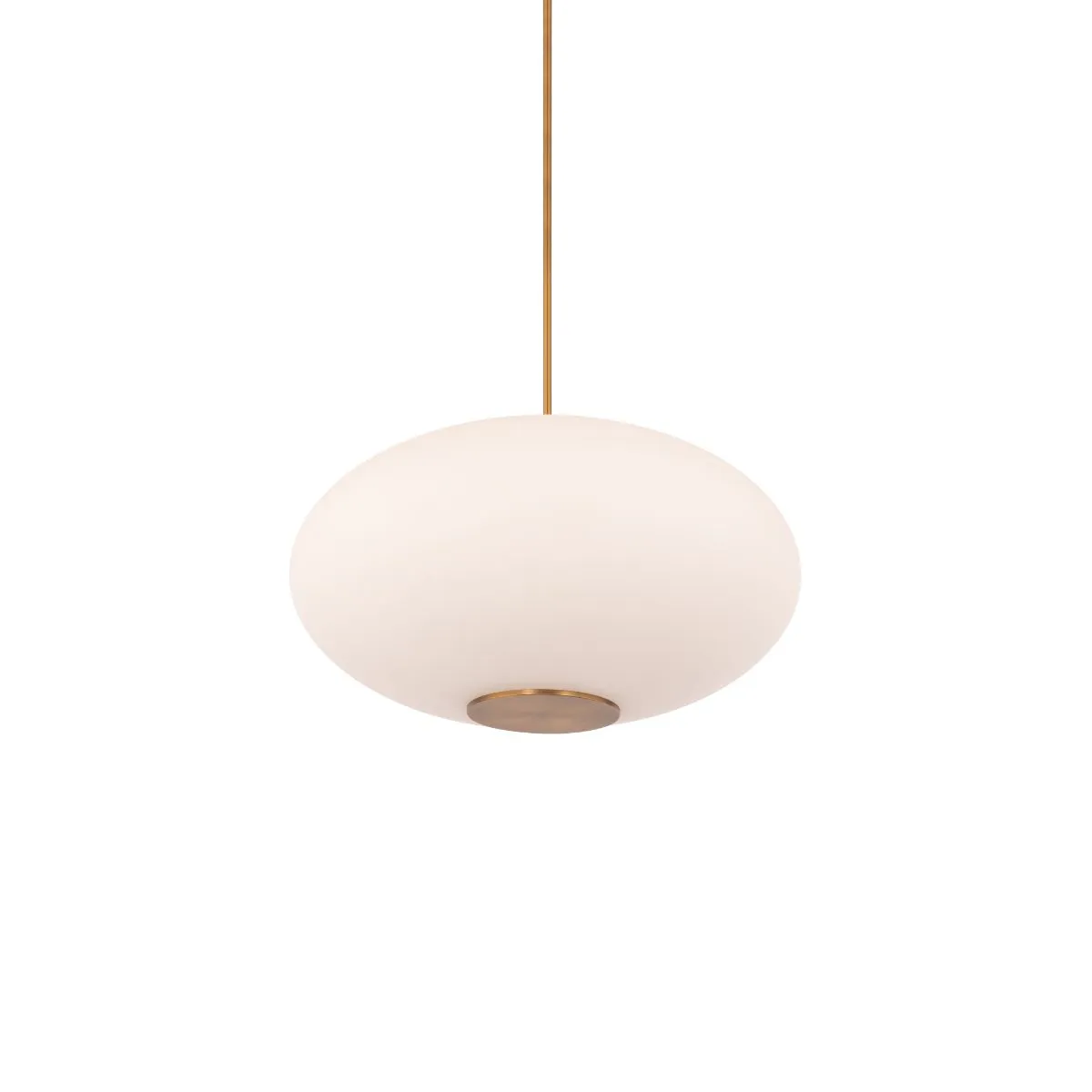 Illusion 22 in. LED Pendant Light 2700K Brass finish