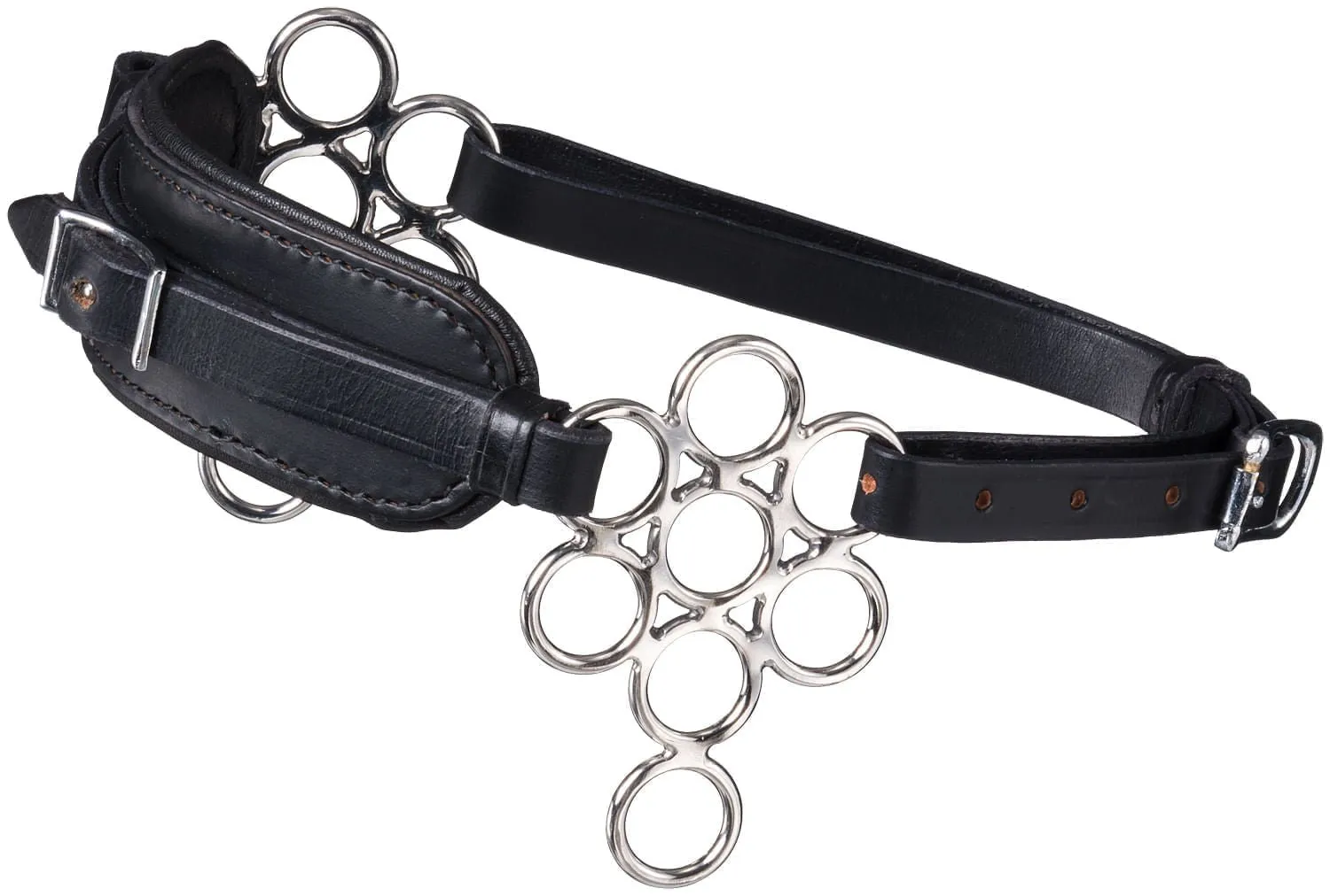 Leather Nose Multi-Ring Hackamore