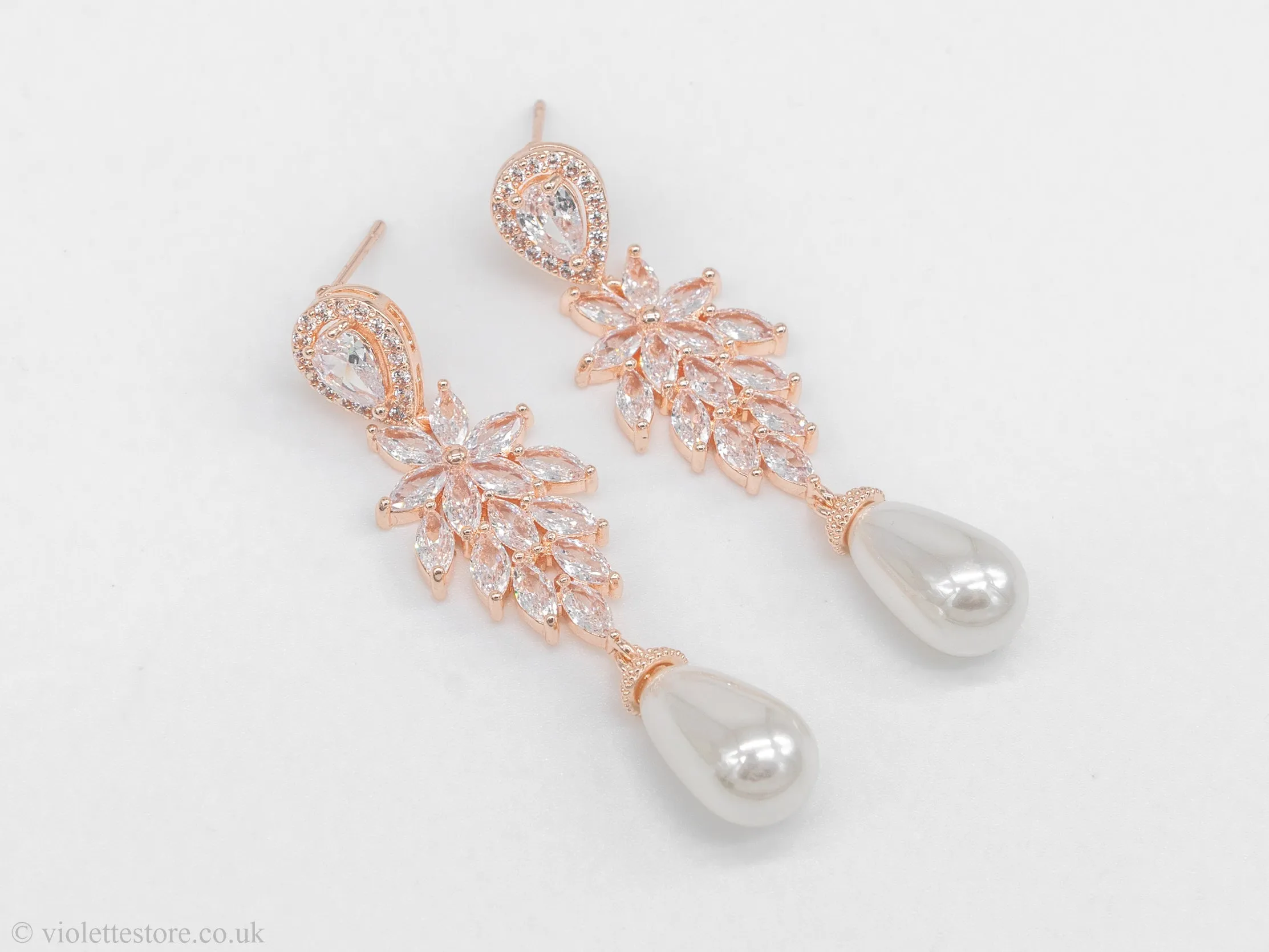 Long Wedding Earrings