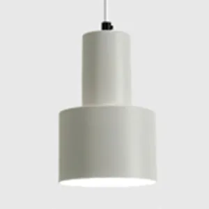 Macaron Loft Pendant Ceiling Light - Metallic Cylinder Design for Meeting Room