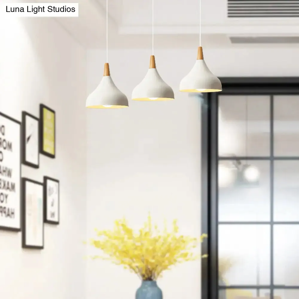 Macaron Loft Pendant Lamp - Metal Onion Ceiling Pendant Light for Kindergarten