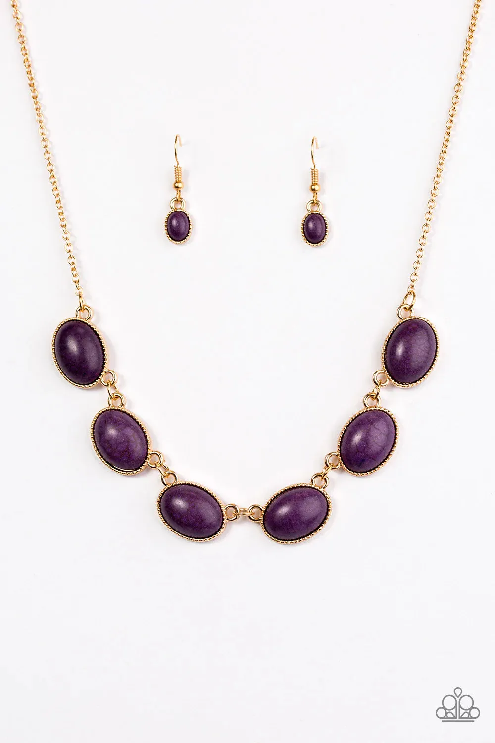 Paparazzi Necklace ~ River Song - Purple