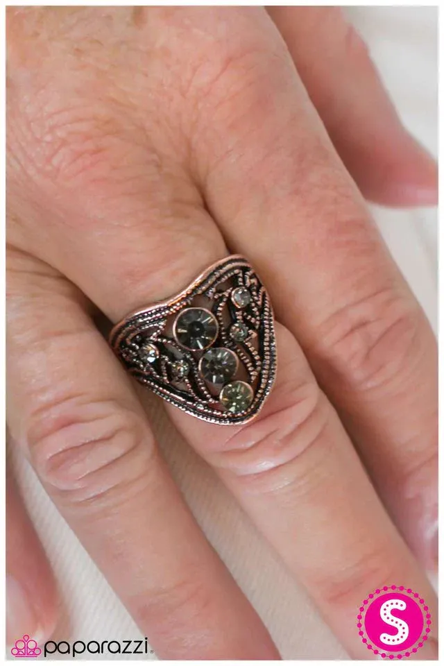 Paparazzi Ring ~ A Crowning Achievement - Copper