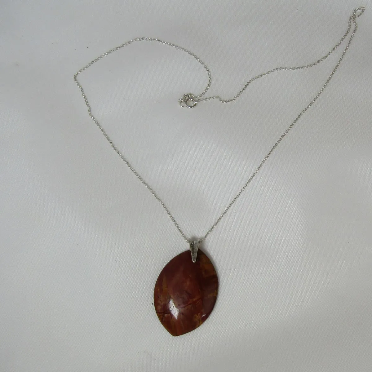 Pendant Necklace with Picasso Jasper Pendant