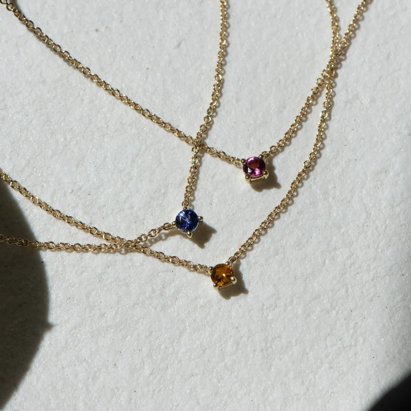 Petite Birthstone Necklace