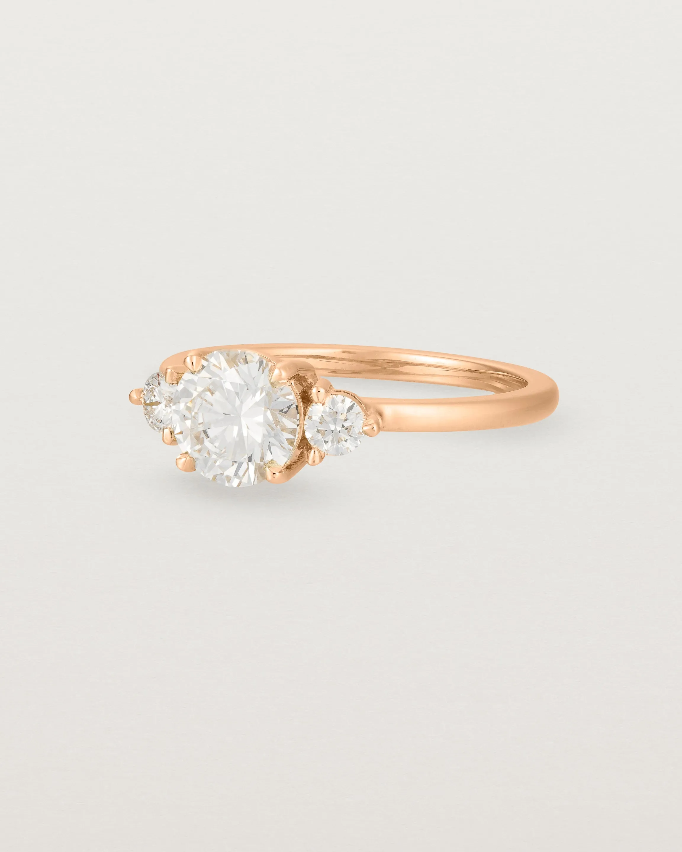 Petite Una Round Trio Ring | Laboratory Grown Diamonds