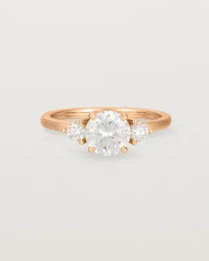 Petite Una Round Trio Ring | Laboratory Grown Diamonds