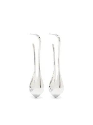 polished drop earrings