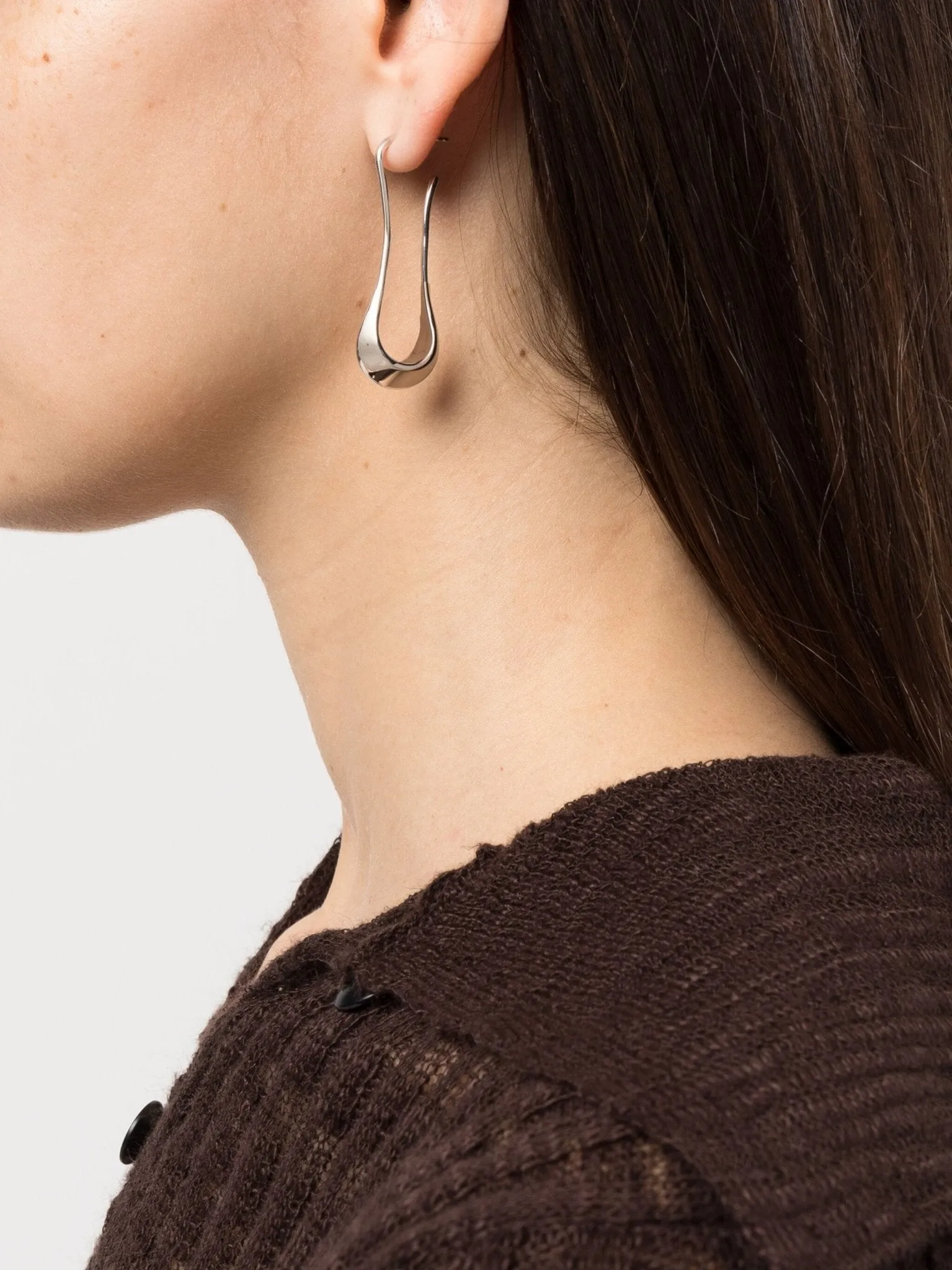 polished drop earrings